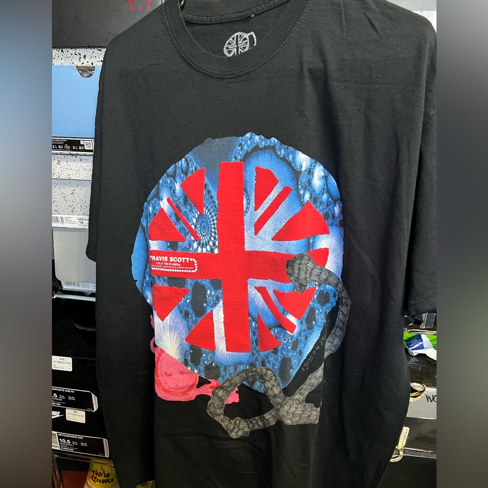 Travis Scott at the O2 Arena Live, Cactus Jack T-Shirt - Large